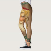 Santa Claus  Leggings voor vrouwen (Links)