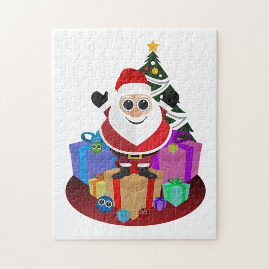 Santa Claus Legpuzzel (Verticaal)