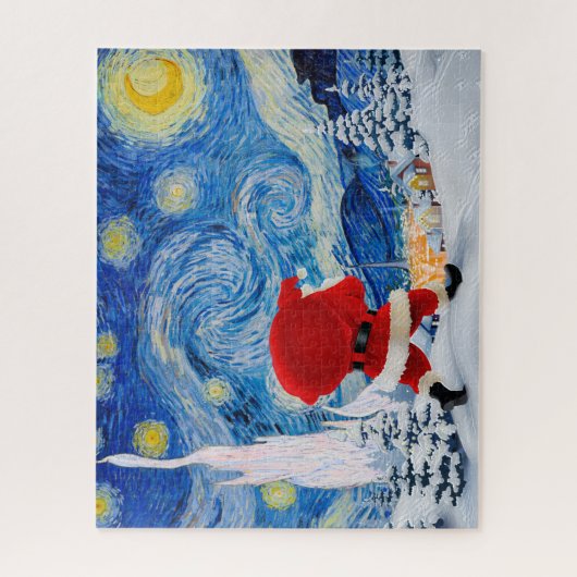 Santa Claus Legpuzzel (Verticaal)