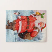 Santa Claus Legpuzzel (Horizontaal)