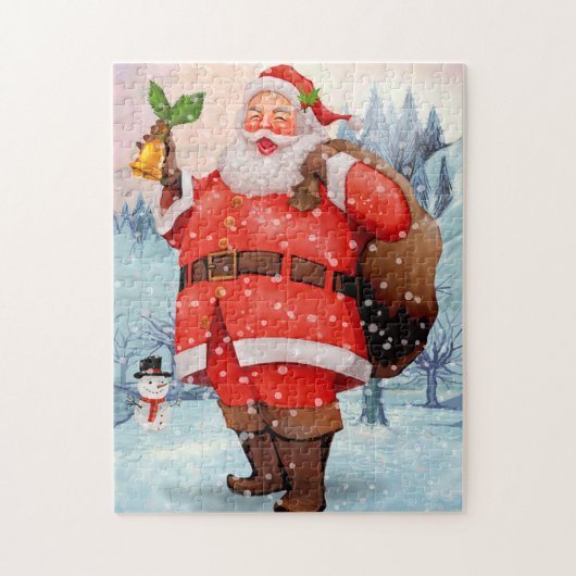 Santa Claus Legpuzzel (Verticaal)