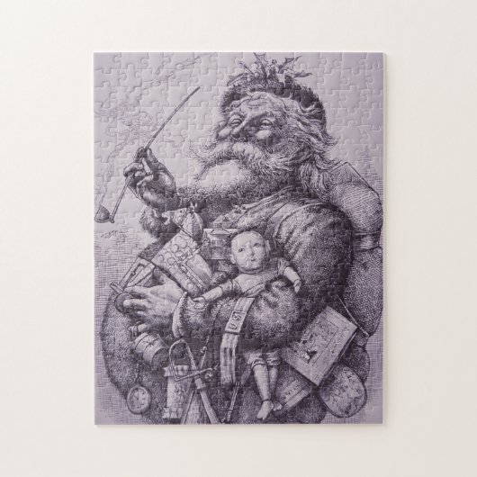 Santa Claus Legpuzzel (Verticaal)