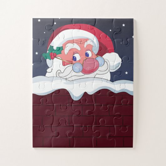 Santa Claus Legpuzzel (Verticaal)