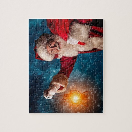 Santa Claus Legpuzzel (Verticaal)