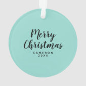 Santa Claus Llamas Ornament (achterkant)