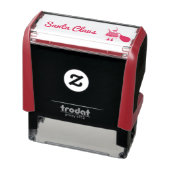Santa Claus Logo Faux Signature voor Kerstmis Zelfinktende Stempel (Product)