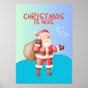 Santa Claus Magic: Breng Kerstmis tot leven met Th Poster