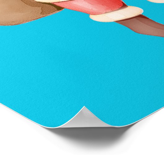 Santa Claus Magic: Breng Kerstmis tot leven met Th Poster (Hoek)