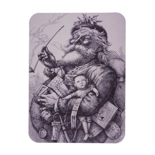 Santa Claus Magneet (Verticaal)