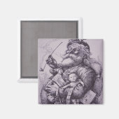Santa Claus Magneet (Voorkant / Achterkant)