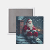 Santa Claus Magnet (Voorkant / Achterkant)