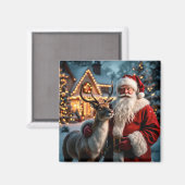 Santa Claus Magnet (Voorkant / Achterkant)