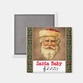 Santa Claus Magnet (Voorkant / Achterkant)