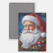 Santa Claus Magnet (Voorkant / Achterkant)