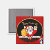 Santa Claus Magnet (Voorkant / Achterkant)