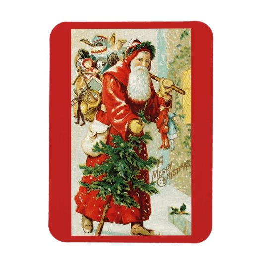 Santa Claus - Magnet Magneet (Verticaal)