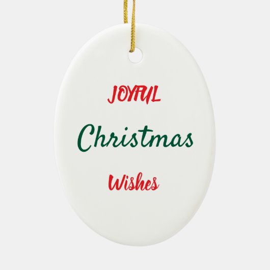 Santa Claus Making a List Ornament (Achterkant)