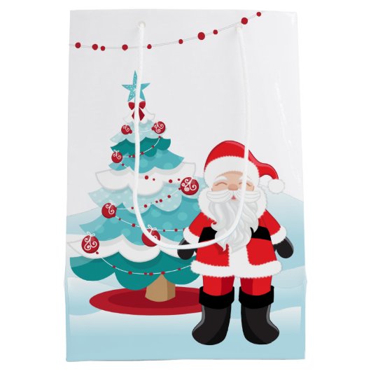 Santa Claus Medium Cadeauzakje (Achterkant)