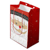 Santa Claus Medium Cadeauzakje (Voorkant Gekanteld)