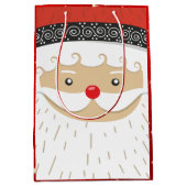 Santa Claus Medium Cadeauzakje (Voorkant)