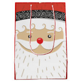 Santa Claus Medium Cadeauzakje (Achterkant)