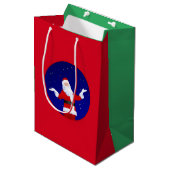 Santa Claus Medium Cadeauzakje (Voorkant Gekanteld)