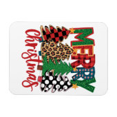 Santa Claus Meisje Koelkast Magnetische Stickers Magneet (Horizontaal)