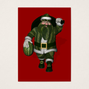 Santa Claus Melon Farmer Visitekaartjes