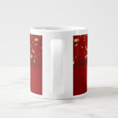 Santa Claus Merry Christmas Custom Name Coffee Mok (Achterkant)