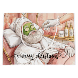 Santa Claus Merry Christmas from Spa in California Groot Cadeauzakje