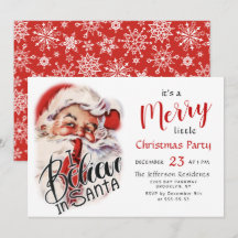Santa Claus Merry Christmas Little Party