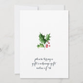 Santa Claus Merry Christmas Little Party Kaart (Achterkant)