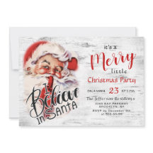 Santa Claus Merry Christmas Little Party