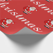SANTA CLAUS MERRY CHRISTMAS WRAPPING PAPER CADEAUPAPIER (Hoek)