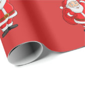 SANTA CLAUS MERRY CHRISTMAS WRAPPING PAPER CADEAUPAPIER (Rol Hoek)