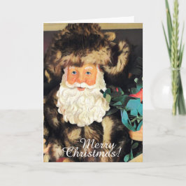 Santa Claus Merry-kerstkunst Feestdagen Kaart
