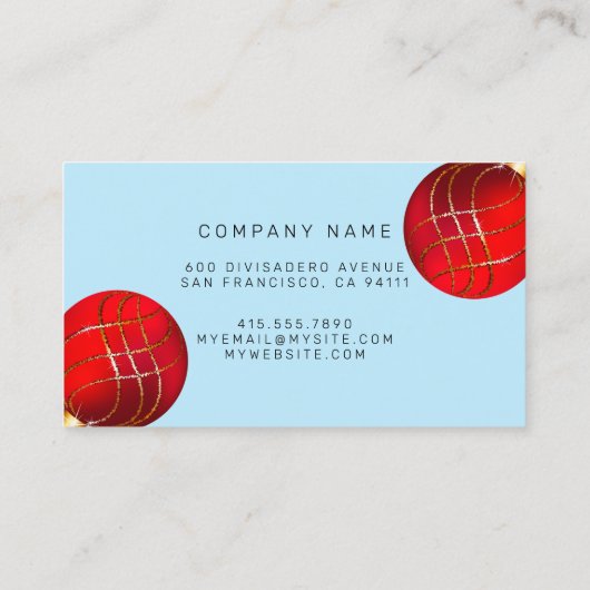 Santa Claus Merry-kerstVisitekaartje Visitekaartje (Achterkant)