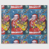 SANTA CLAUS MET CHRISTMAS GIFT SACK CADEAUPAPIER (Vlak)
