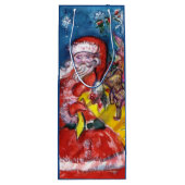 SANTA CLAUS MET CHRISTMAS GIFT SACK WIJN CADEAUTAS (Achterkant)
