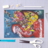 SANTA CLAUS MET CHRISTMAS GIFTS TISSUEPAPIER (Craft)