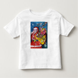 SANTA CLAUS MET GIFTS KINDER SHIRTS