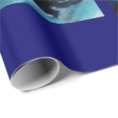 SANTA CLAUS MET VIOLIN EN SAX CADEAUPAPIER (Rol Hoek)