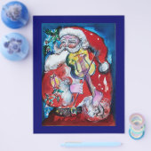 SANTA CLAUS MET VIOLIN FLYER (Enkel)