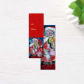 SANTA CLAUS MET VIOLIN MINI VISITEKAARTJES (Bureau)