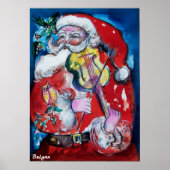 SANTA CLAUS MET VIOLIN POSTER (Voorkant)