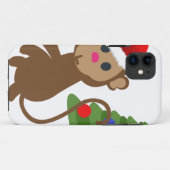 santa claus monkey emoji Case-Mate iPhone case (Achterkant (horizontaal))