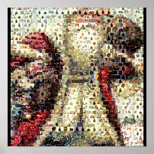  Santa Claus Montage Poster (Voorkant)