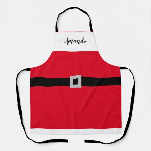 Santa Claus Mrs Claus Schort (Voorkant)