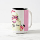 Santa Claus mug Tweekleurige Koffiemok (Voorkant rechts)