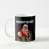 SANTA CLAUS NAUGHTY GIRL CHRISTMAS COFFEE MUGS KOFFIEMOK (Links)